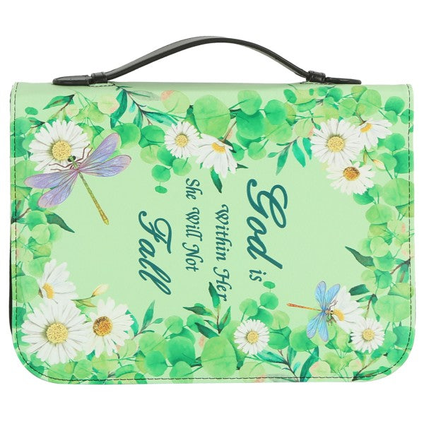Flower Bible “Trust in the Lord” Bible Cover Handle Case Bag | Zarnesh