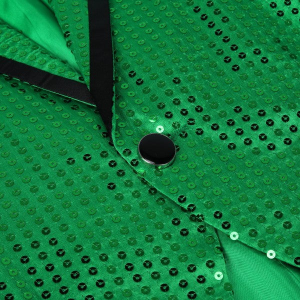 Men’s Sequin Tailcoat Formal Long Back Tuxedo Blazer Jacket | Zarnesh