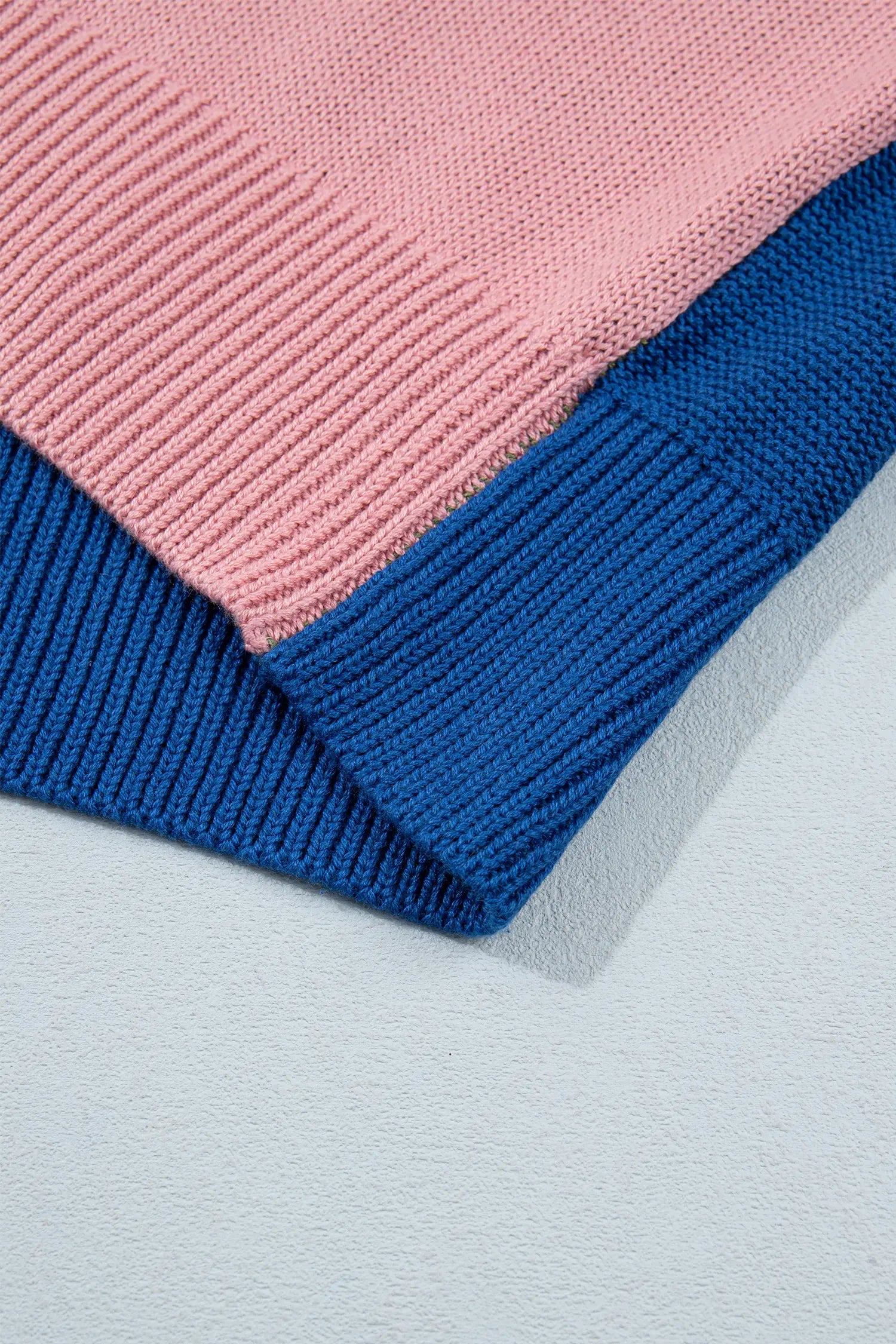 Striped Colorblock Patchwork Knit Pullover Sweater | Zarnesh