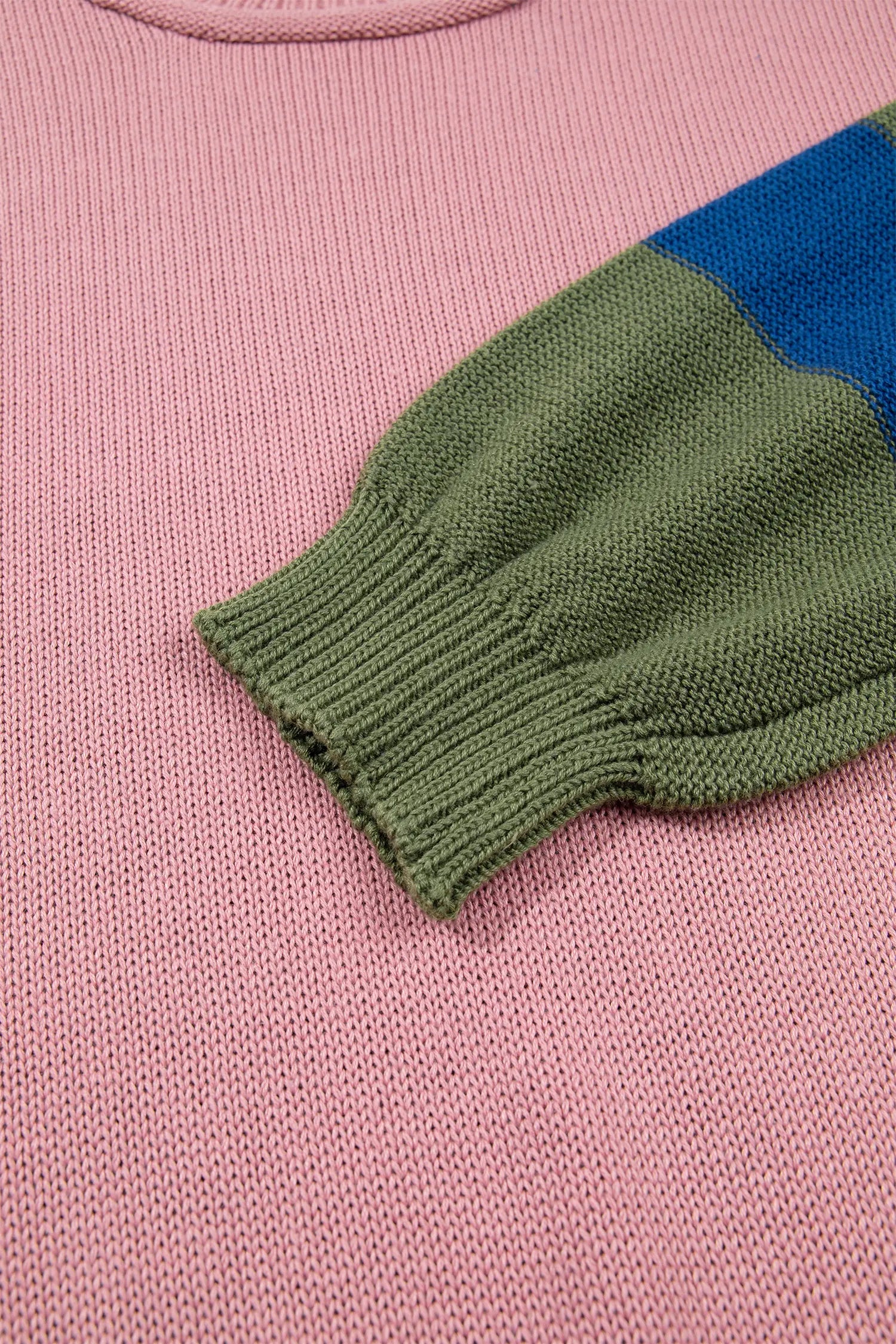 Striped Colorblock Patchwork Knit Pullover Sweater | Zarnesh