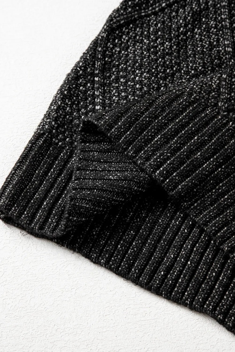 Loose Fit Cable Knit Drop Shoulder Sweater Dress | Zarnesh