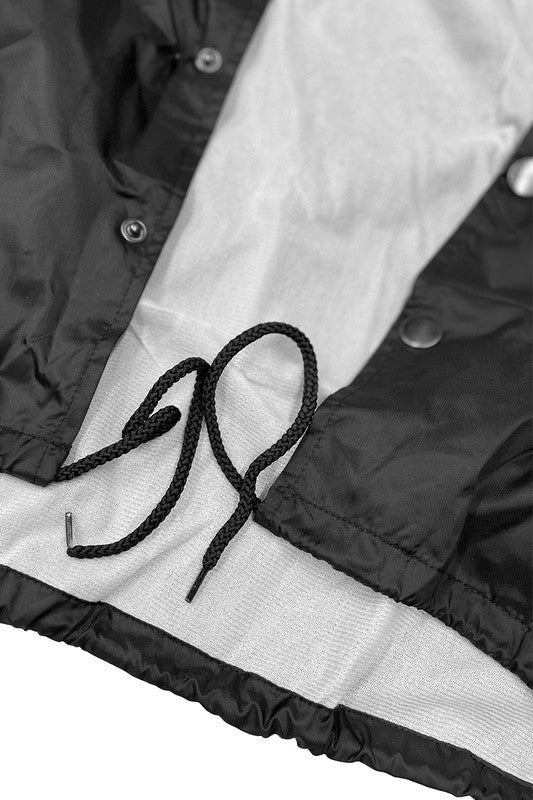 Men's Casual Windbreaker Coaches Jacket | Zarnesh