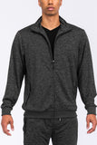 Men Marbled Track Jacket | Zarnesh