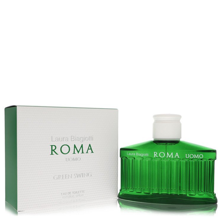 Men Roma Uomo Green Swing by Laura Biagiotti EDT Spray 6.8 oz | Zarnesh


