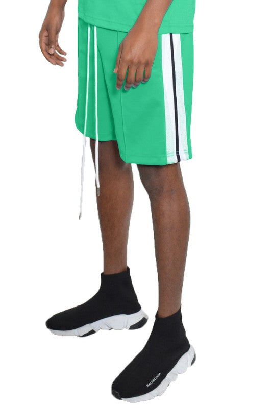 Men Side Stripe Tape Shorts | Zarnesh 