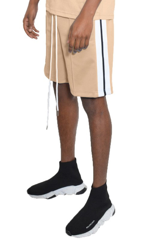 Men Side Stripe Tape Shorts | Zarnesh 