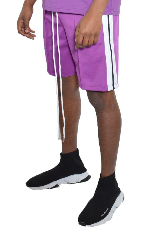 Men Side Stripe Tape Shorts | Zarnesh 