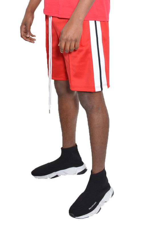 Men Side Stripe Tape Shorts | Zarnesh 