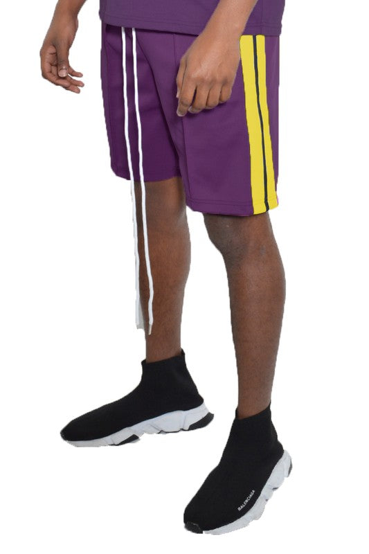 Men Side Stripe Tape Shorts | Zarnesh 