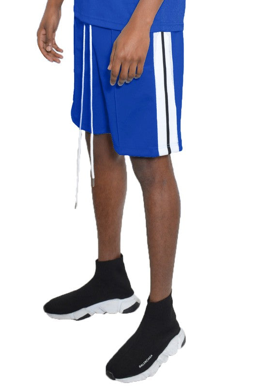 Men Side Stripe Tape Shorts | Zarnesh 