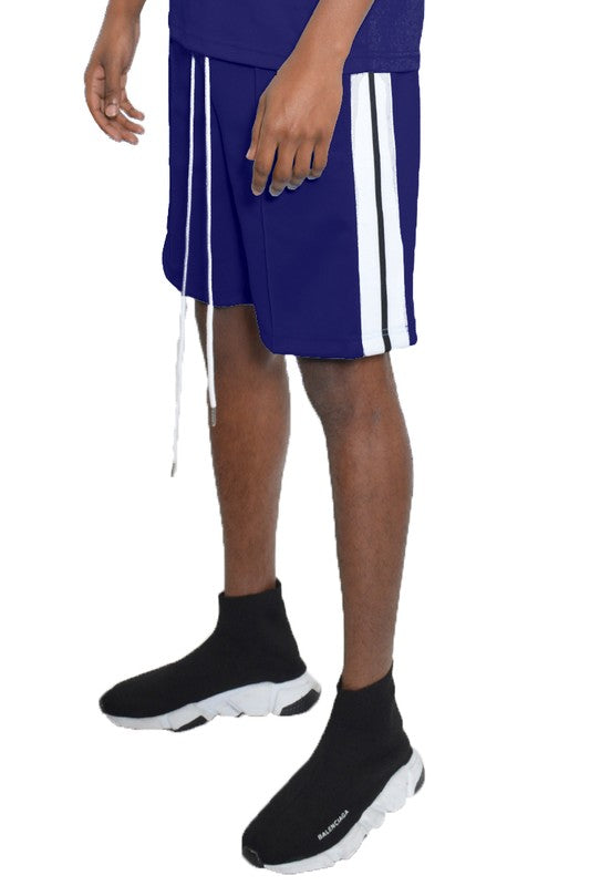 Men Side Stripe Tape Shorts | Zarnesh 