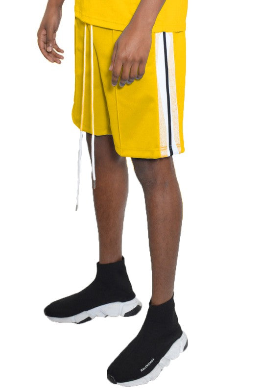Men Side Stripe Tape Shorts | Zarnesh 