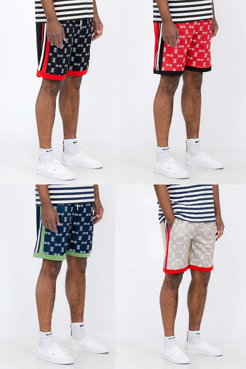 Men Double O Tape Casual Sweat Shorts | Zarnesh