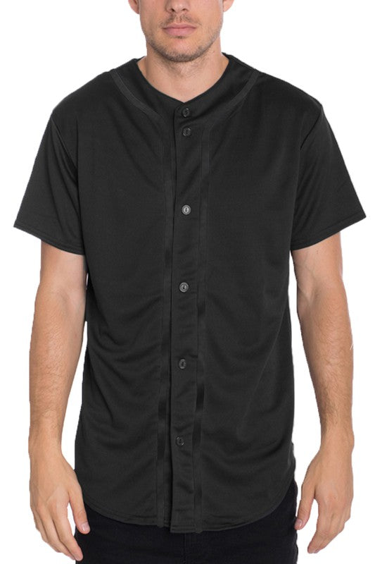 Men Solid Baseball T-Shirt Jersey | Zarnesh