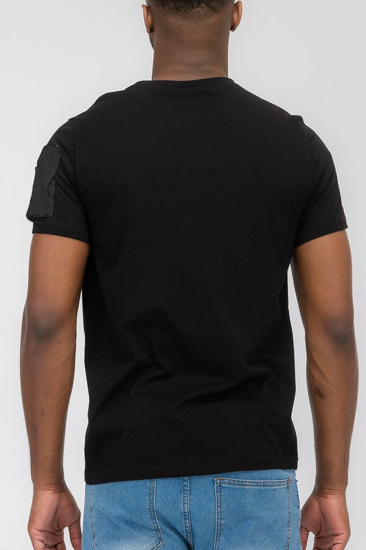 Men’s Basic Crew Neck Shirt Sleeves T-Shirt | Zarnesh