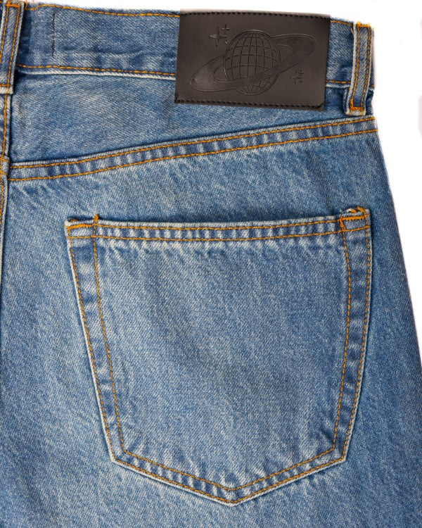 Men's Washed Loose Fit Baggy Jeans | Zarnesh