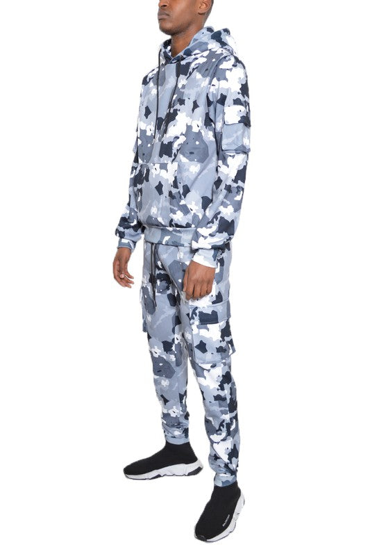 Men’s Camouflage Tracksuit Camo Hoodie Sweat Set | Zarnesh