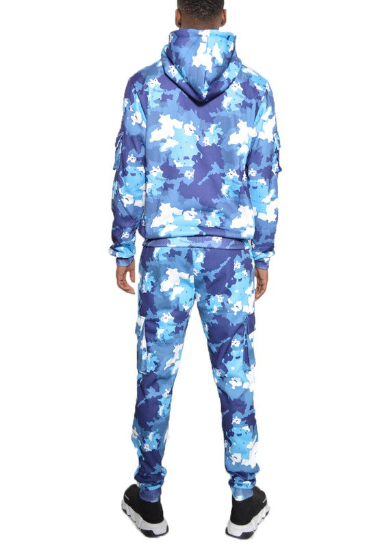 Men’s Camouflage Tracksuit Camo Hoodie Sweat Set | Zarnesh