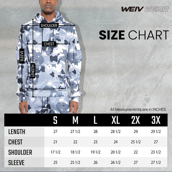 Men’s Camouflage Tracksuit Camo Hoodie Sweat Set | Zarnesh