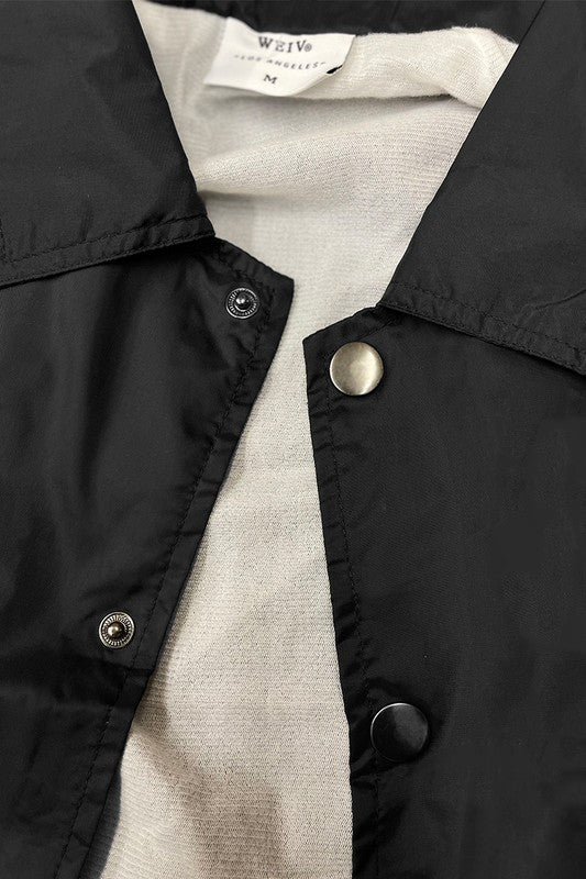 Men's Casual Windbreaker Coaches Jacket | Zarnesh
