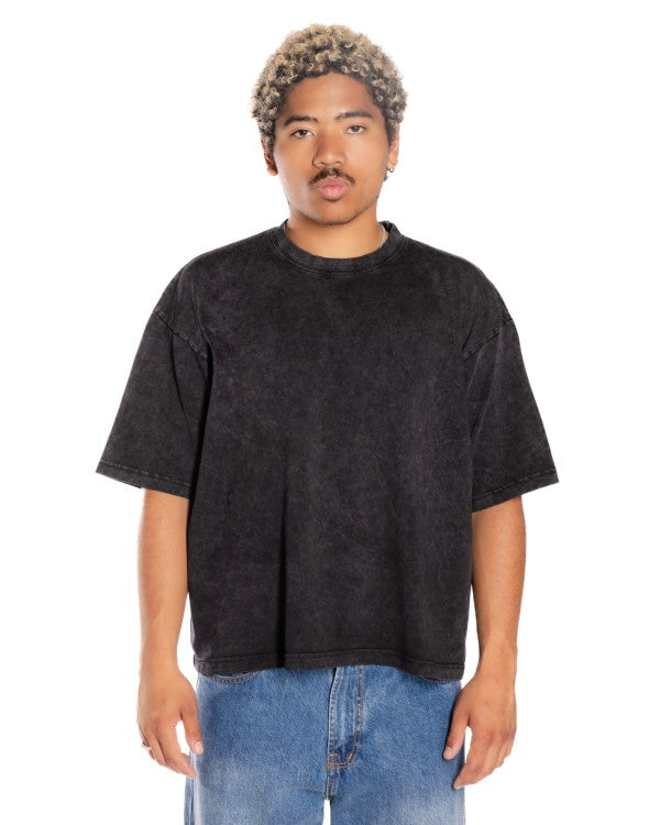 Men's Casual Loose Fit Crop Boxy Cotton T-Shirt | Zarnesh