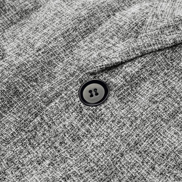 Men’s Casual Slim Fit One Button Heathered Blazer Jacket | Zarnesh