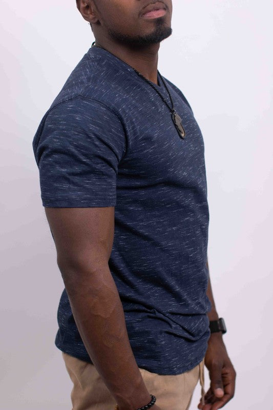 Men's Casual Tee Tri-Blend V-Neck T-Shirt | Zarnesh