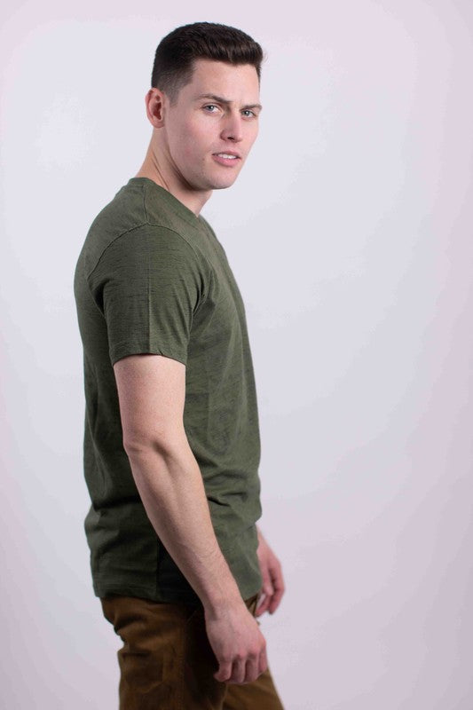 Men's Casual Tee Tri-Blend V-Neck T-Shirt | Zarnesh