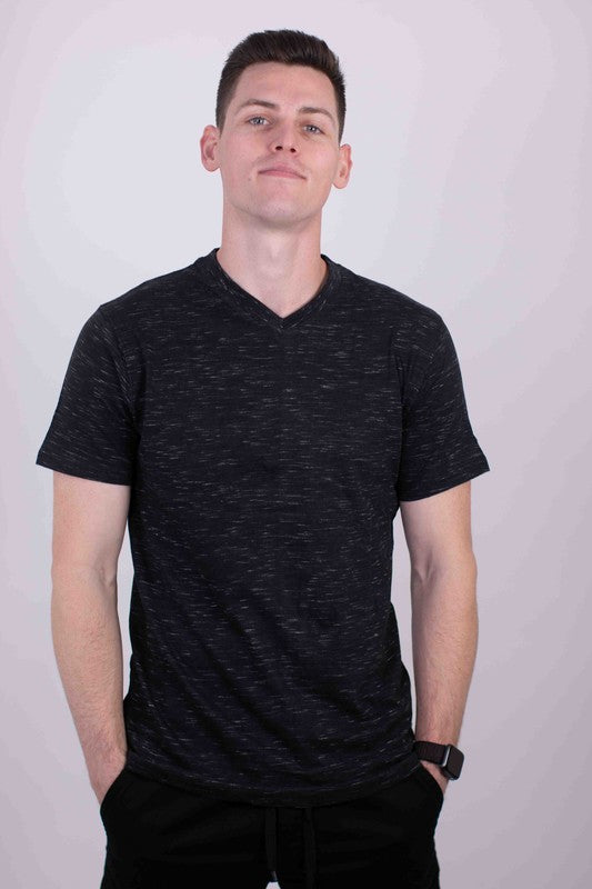 Men's Casual Tee Tri-Blend V-Neck T-Shirt | Zarnesh