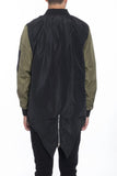 Men’s Fishtail Long Zip Up Bomber Jacket | Zarnesh