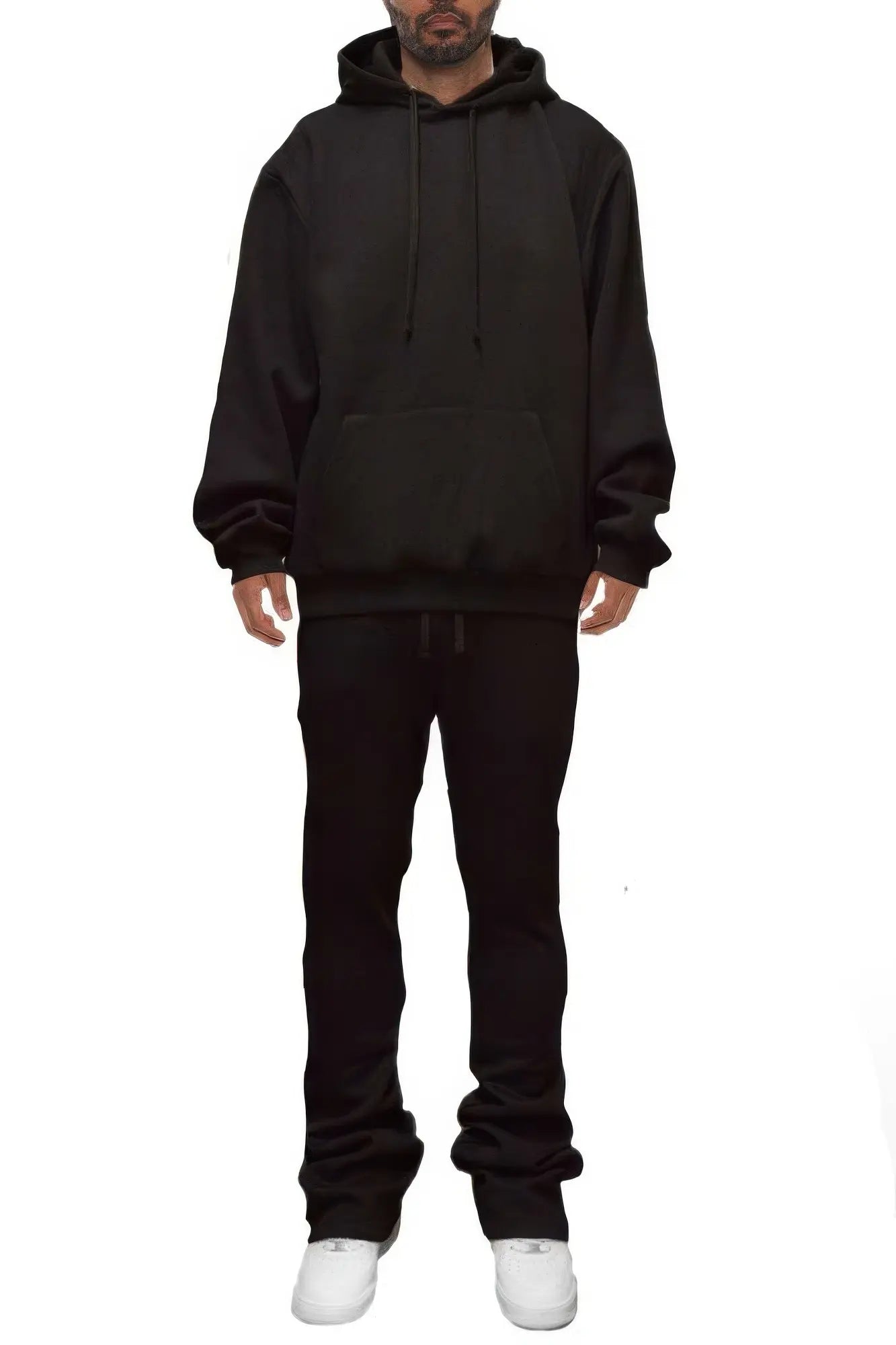 Men's Fleece Stacked Flare Tracksuit Set | Zarnesh