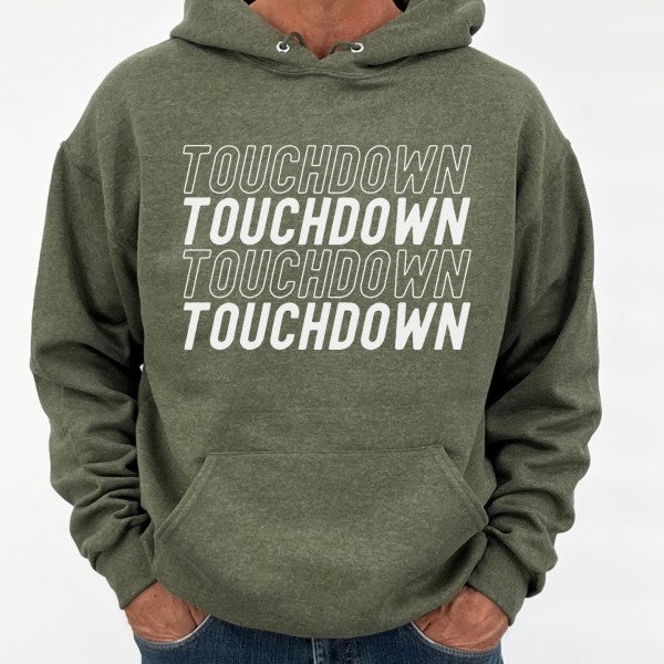 Men's Football Team Sport Touchdown Hooded Sweatshirt | Zarnesh
