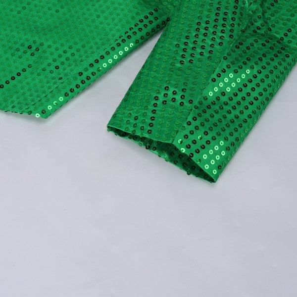 Men’s Sequin Tailcoat Formal Long Back Tuxedo Blazer Jacket | Zarnesh