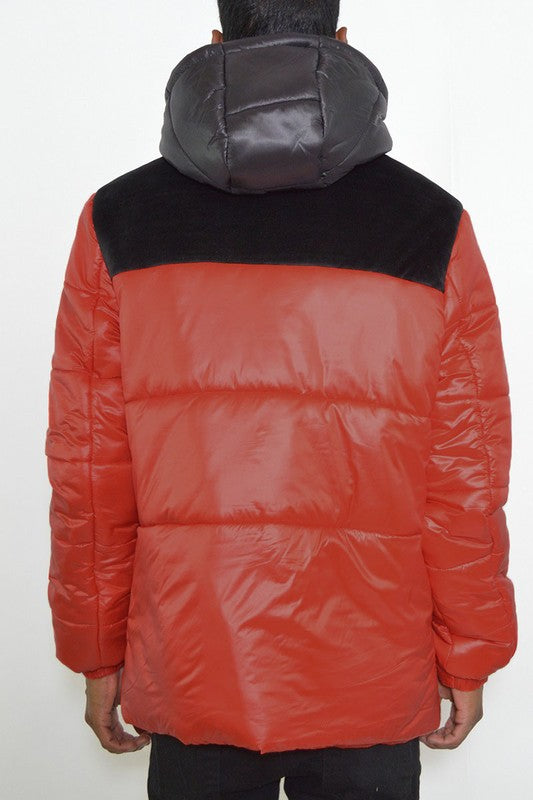 Men Padded Buffle Puffer Jacket | Zarnesh