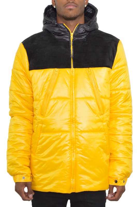 Men Padded Buffle Puffer Jacket | Zarnesh