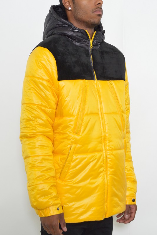 Men Padded Buffle Puffer Jacket | Zarnesh