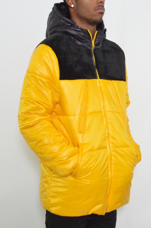Men Padded Buffle Puffer Jacket | Zarnesh