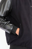 Men Melton Lettermans Varsity Jacket | Zarnesh