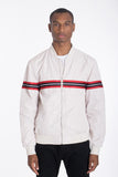  Men's Long Sleeve Woven Taped Bomber Jacket | Zarnesh