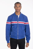  Men's Long Sleeve Woven Taped Bomber Jacket | Zarnesh