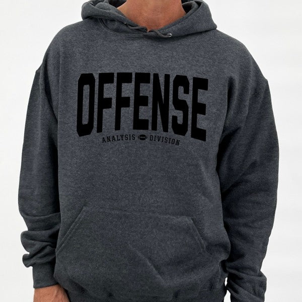 Men's Offense Analysis Division Football Graphic Hooded Sweatshirt | Zarnesh