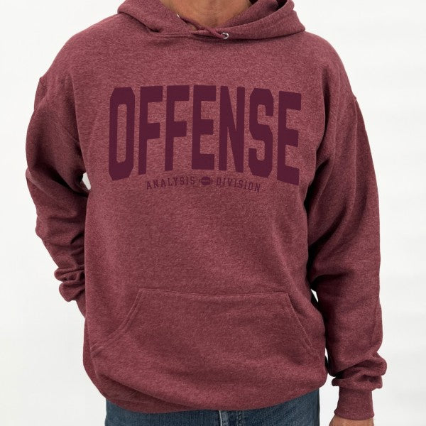 Men's Offense Analysis Division Football Graphic Hooded Sweatshirt | Zarnesh