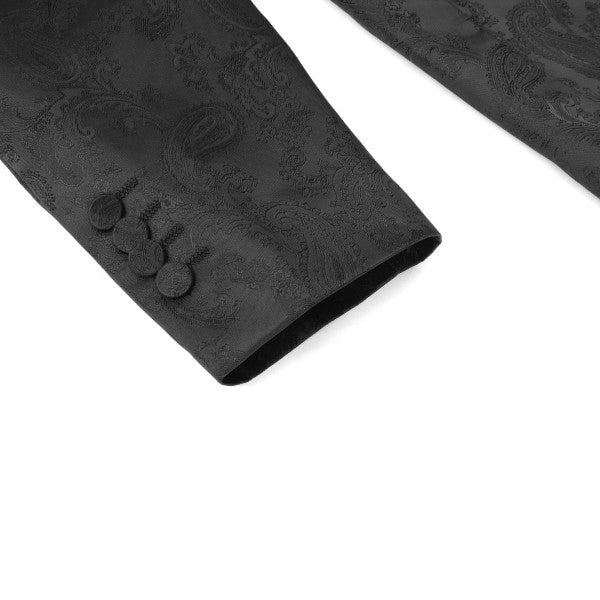 Men’s Paisley Print Tuxedo Jacket Slim Fit Formal Blazer Jacket | Zarnesh