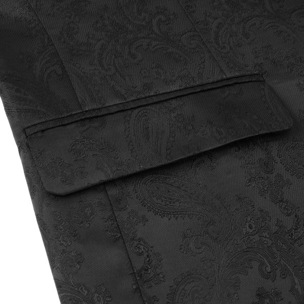 Men’s Paisley Print Tuxedo Jacket Slim Fit Formal Blazer Jacket | Zarnesh