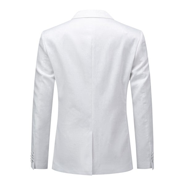 Men’s Paisley Print Tuxedo Jacket Slim Fit Formal Blazer Jacket | Zarnesh