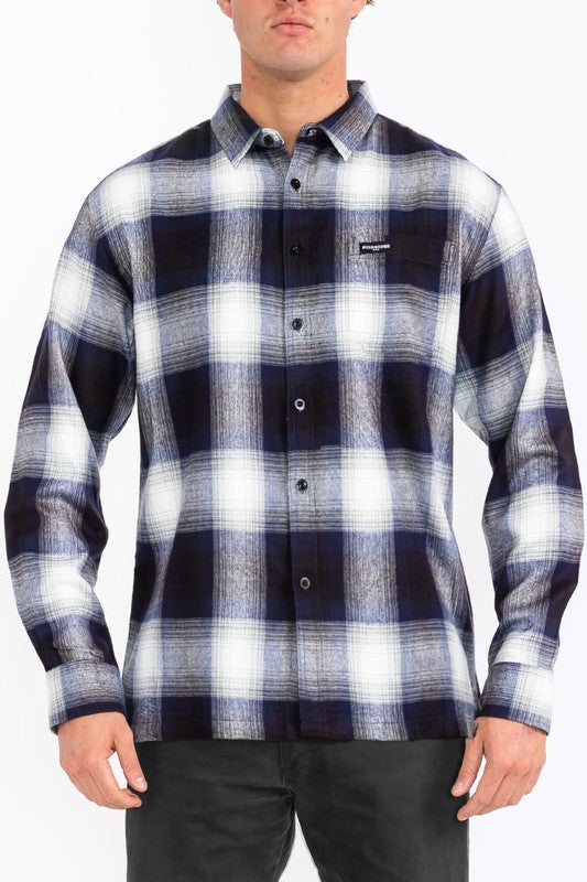 Men's Plaid Long Sleeve Flannel Lumberjack Shirt | Zarnesh