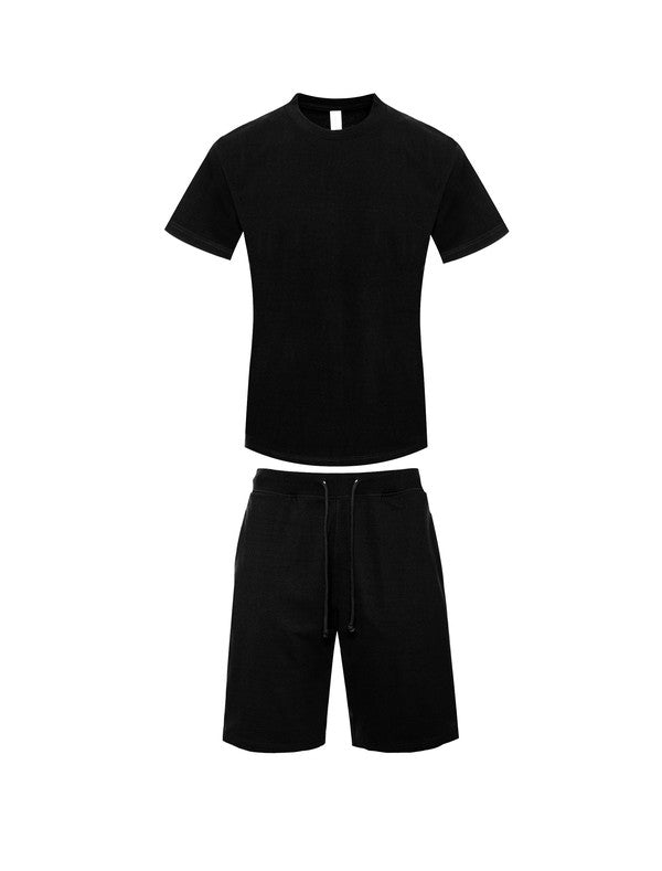 Men's  Premium Heavy Weight Single Jersey Short Set | Zarnesh