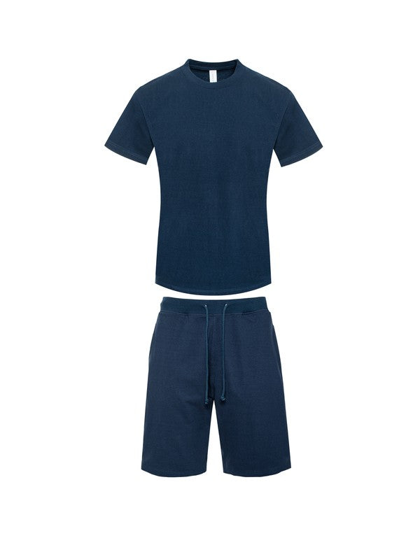 Men's  Premium Heavy Weight Single Jersey Short Set | Zarnesh
