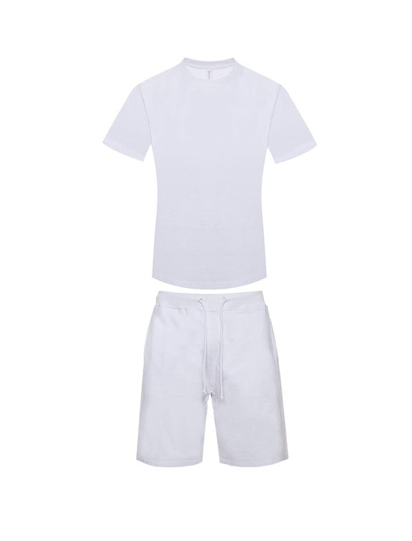 Men's  Premium Heavy Weight Single Jersey Short Set | Zarnesh