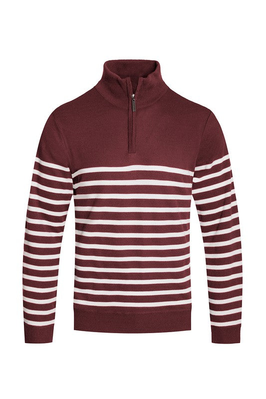 Men's Quarter Zipper Pullover Sweater | Zarnesh